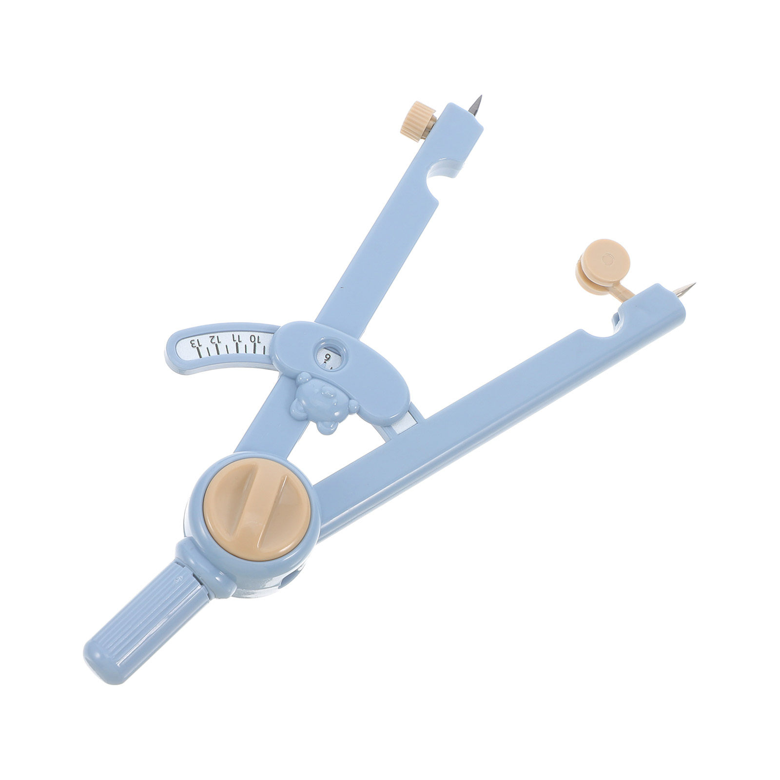 Math Geometry Set With Compass - 1Set Versatile Metal Math Compass Set