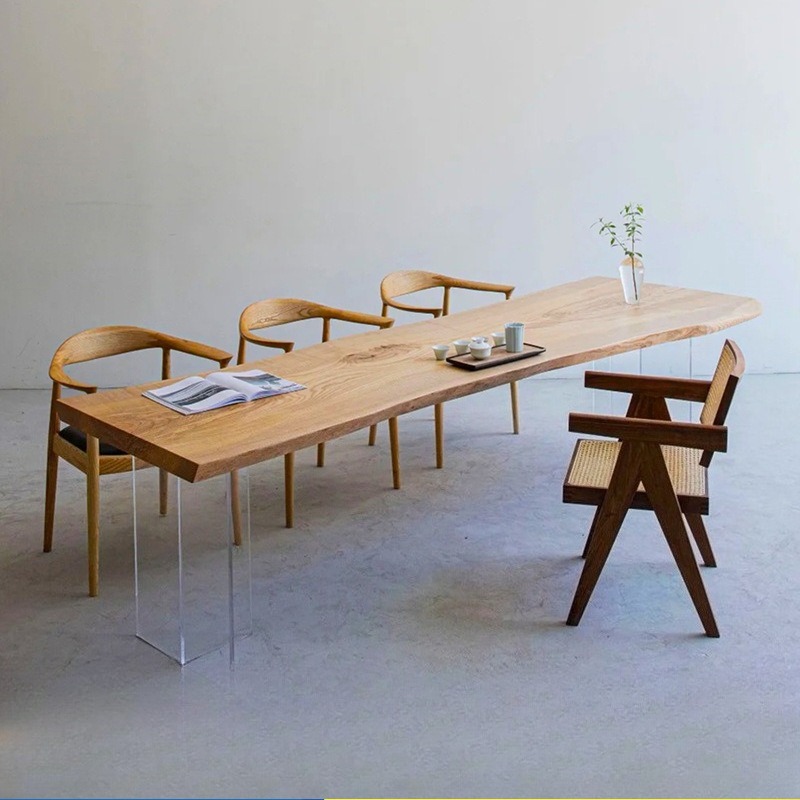 Nordic Solid Wood Acrylic Floa - Office Furniture recension och pris