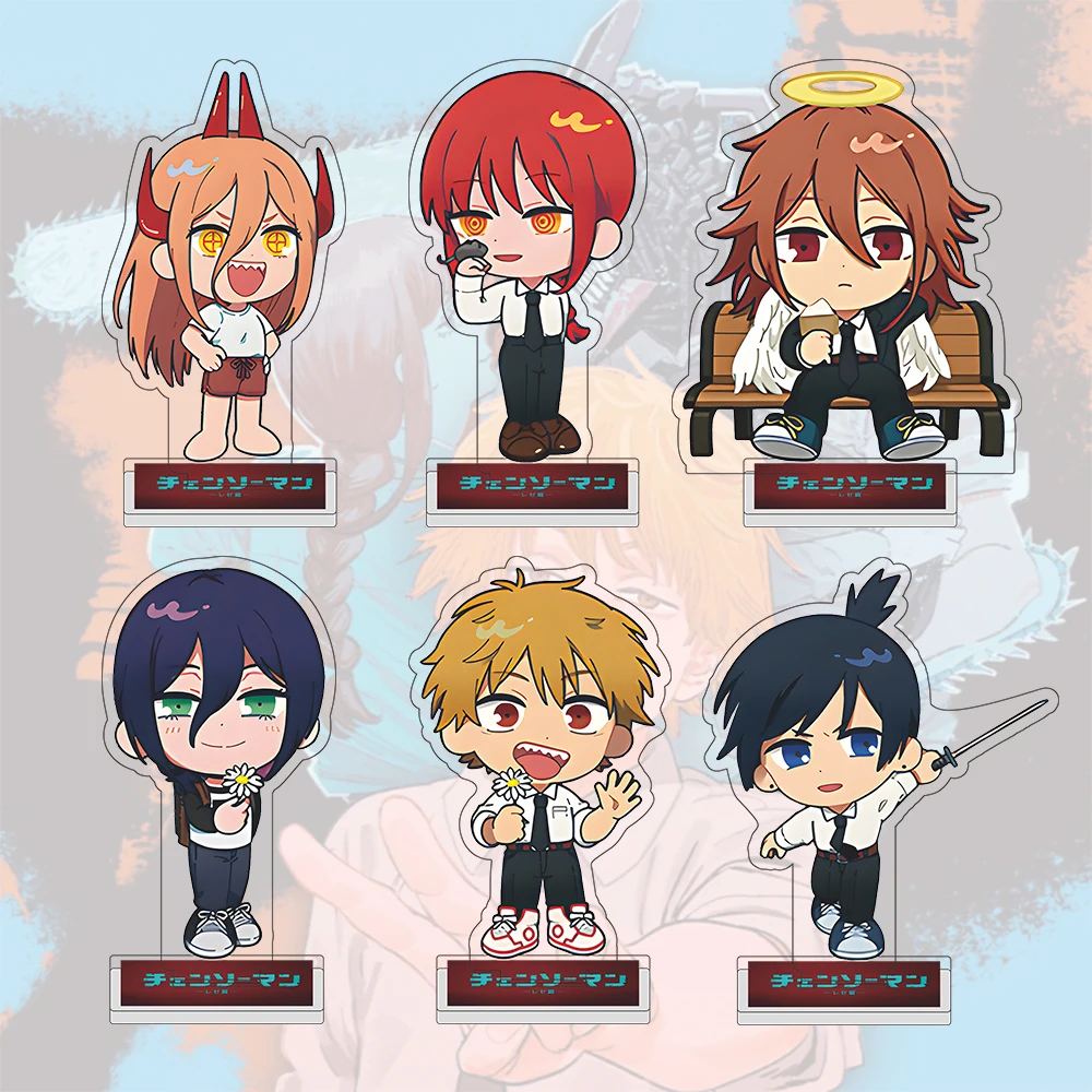 Chainsaw Man Chibi Acrylic Dis - Desk Accessories recension och pris