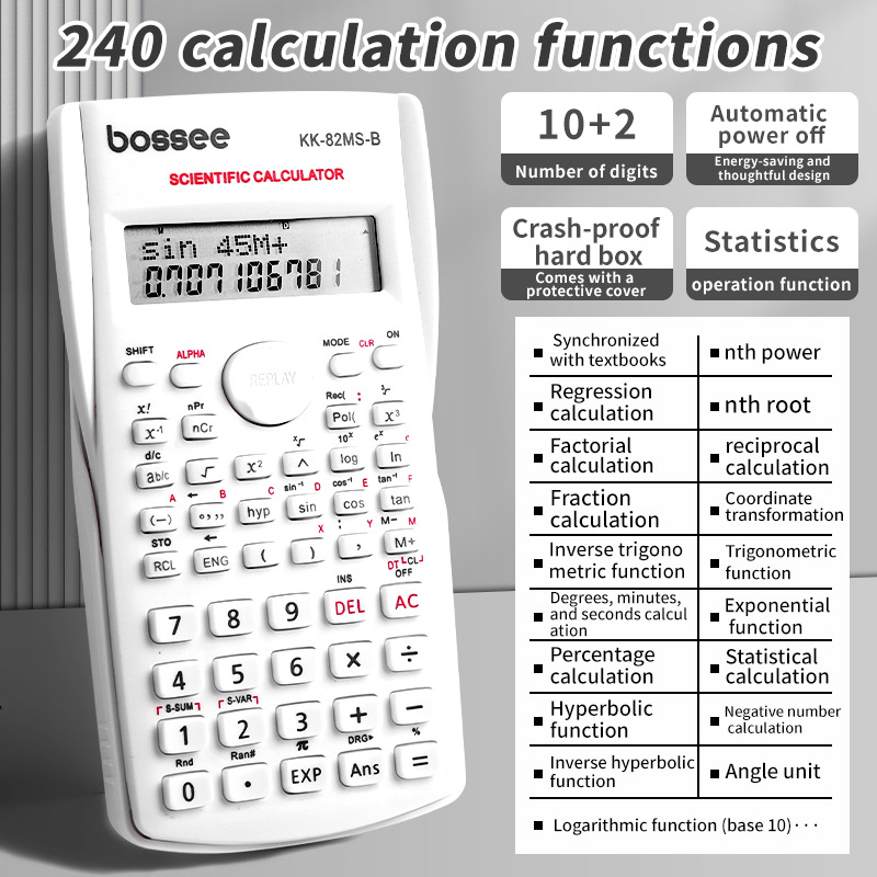 Scientific Calculator 240 Func - Scientific Calculator For Secondary School recension och pris