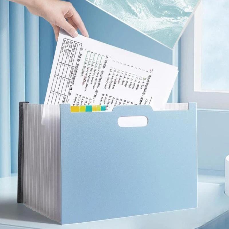 13 Pockets Accordion Expanding - Expandable Accordion File Folder 13 Pockets recension och pris