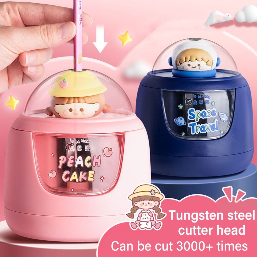 Cute Cartoon Battery Charging  - Electric Pencil Sharpener Usb recension och pris