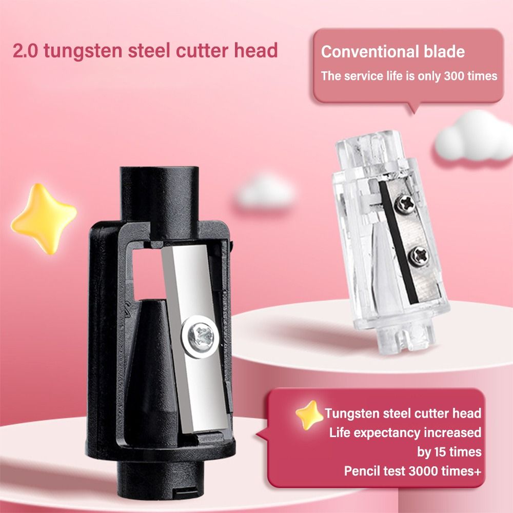 Cute Cartoon Battery Charging  - Electric Pencil Sharpener Usb recension och pris