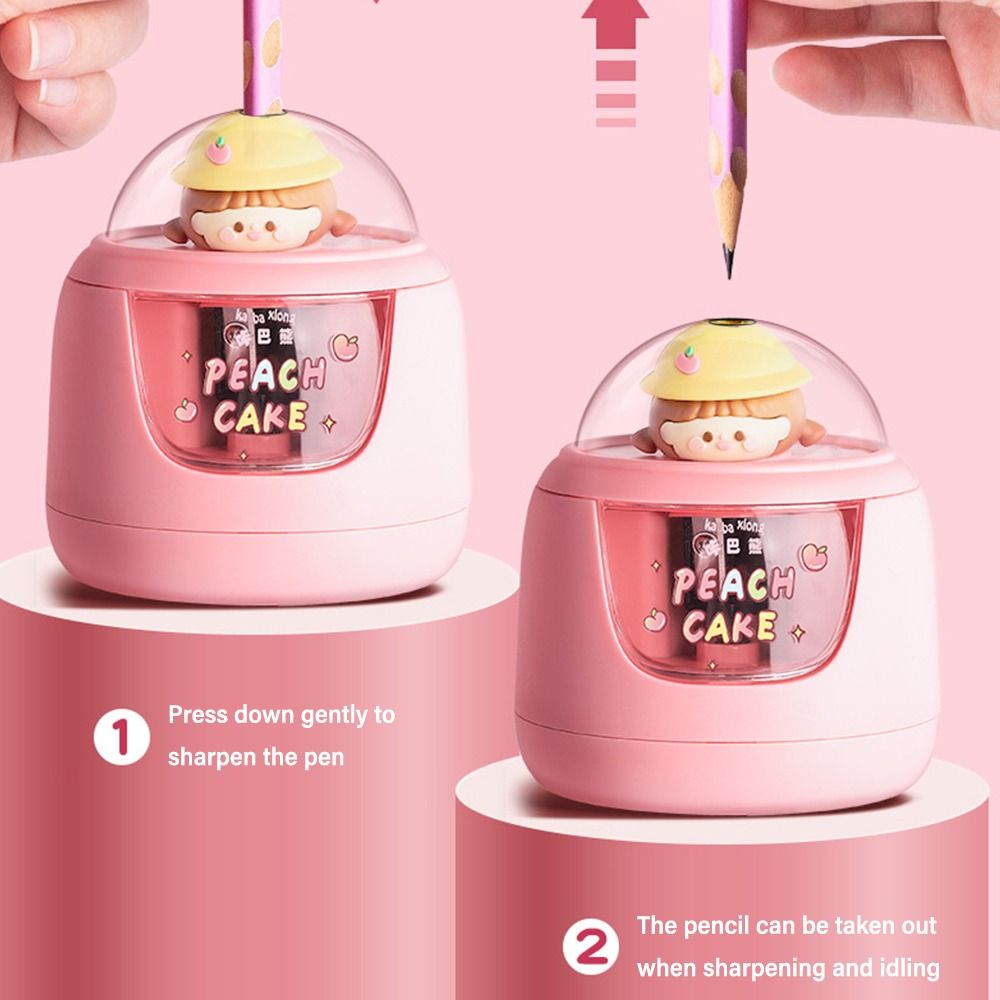 Cute Cartoon Battery Charging  - Electric Pencil Sharpener Usb recension och pris